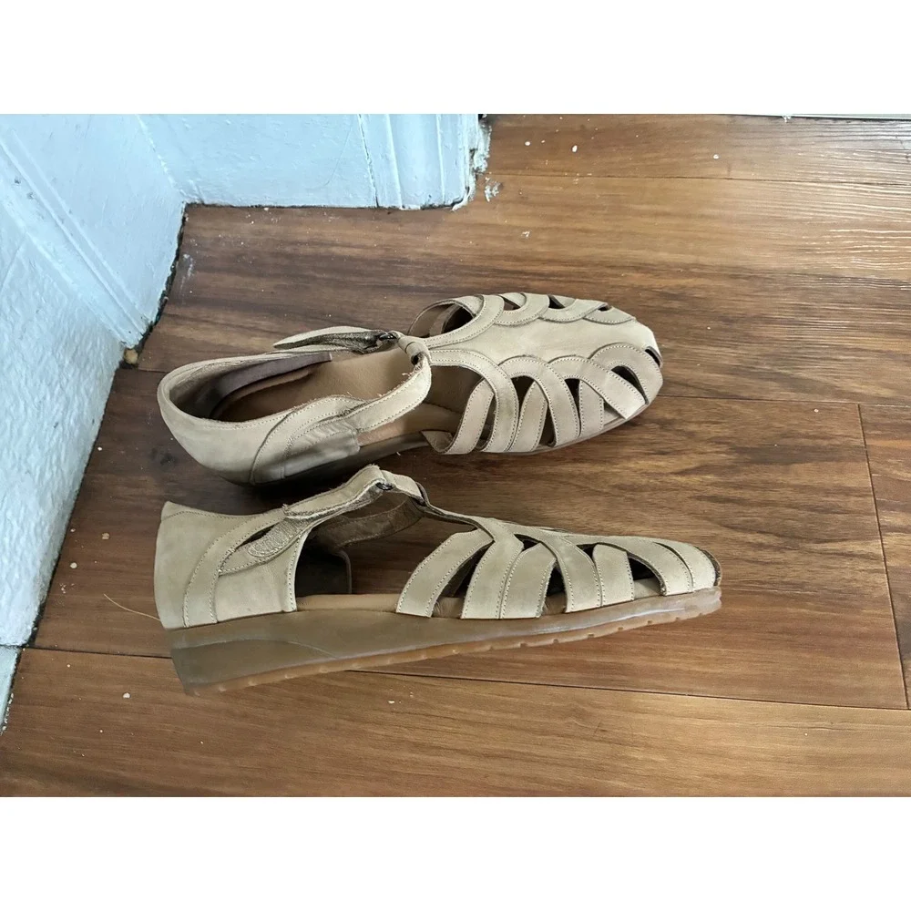 BeautiFeel Sandal Fisherman Beige Nude Leather Comfort EU 42 / US 10.5 - 11
